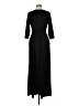 Unbranded Solid Black Casual Dress Size M - photo 2