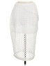 Express Outlet 100% Polyester White Casual Skirt Size 8 - photo 1