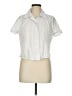 J.Crew White Short Sleeve Blouse Size 8 - photo 1
