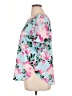 Anne Klein Floral Teal Short Sleeve Blouse Size XL - photo 5