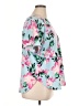 Anne Klein Floral Teal Short Sleeve Blouse Size XL - photo 4