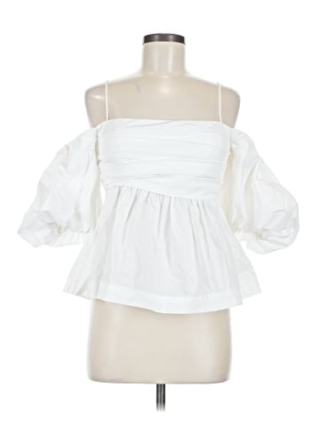 Jonathan Simkhai 3/4 Sleeve Blouse (view 1)