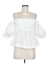 Jonathan Simkhai White 3/4 Sleeve Blouse Size 6 - photo 1
