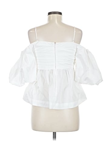 Jonathan Simkhai 3/4 Sleeve Blouse (view 2)