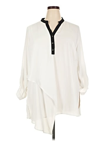 NY Collection 3/4 Sleeve Blouse (view 1)