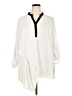 NY Collection 100% Polyester Ivory 3/4 Sleeve Blouse Size 2X - photo 1
