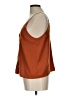 Paper Crane 100% Polyester Orange Sleeveless Blouse Size L - photo 5