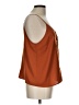 Paper Crane 100% Polyester Orange Sleeveless Blouse Size L - photo 4