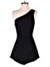 Superdown 100% Polyester Solid Black Romper Size S - photo 1