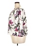 Jennifer Lopez 100% Polyester Floral Ivory 3/4 Sleeve Blouse Size XXL - photo 5