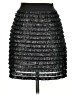 Kimchi Blue Metallic Black Formal Skirt Size XS - photo 1