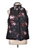 Maurices 100% Polyester Floral Black Vest Size 16 (1) - photo 1