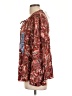 Jessica Simpson 100% Viscose Red Long Sleeve Blouse Size L - photo 5