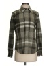 Tuckernuck 100% Polyester Plaid Gray Long Sleeve Blouse Size XS - photo 1