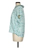 CAbi 100% Polyester Teal Short Sleeve Blouse Size M - photo 5