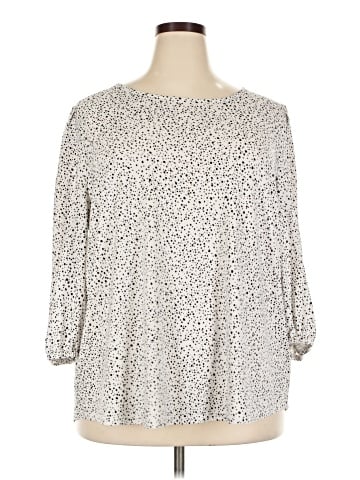 Adrianna Papell 3/4 Sleeve Blouse (view 1)