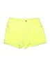 Good American 100% Polyester Solid Yellow Shorts Size 14 - photo 1