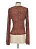 MNG Brown Long Sleeve Blouse Size S - photo 2