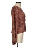MNG Brown Long Sleeve Blouse Size S - photo 4