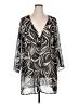 IBIZA 100% Polyester Gray 3/4 Sleeve Blouse Size XL - photo 1