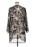IBIZA 100% Polyester Gray 3/4 Sleeve Blouse Size XL - photo 2