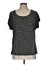 Chico's Polka Dots Black Short Sleeve Top Size Lg (2) - photo 1