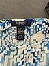 Chaps 100% Polyester Blue 3/4 Sleeve Blouse Size 1X - photo 7