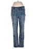 Soft Surroundings Chevron-herringbone Blue Jeans Size M - photo 1