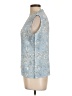 Christine Gerard 100% Polyester Blue Sleeveless Blouse Size L - photo 5