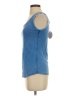 New Collection 100% Cotton Blue Sleeveless Top Size M (estimated) - photo 5