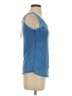 New Collection 100% Cotton Blue Sleeveless Top Size M (estimated) - photo 4