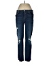 7 For All Mankind Hearts Blue Jeans Size 30 waist - photo 1
