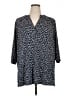 J.Jill Blue 3/4 Sleeve Blouse Size XL (estimated) - photo 1