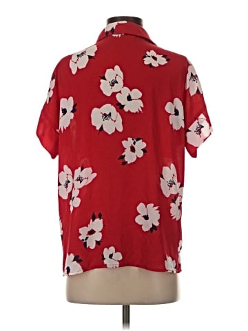 Just Fab Short Sleeve Blouse (view 2)