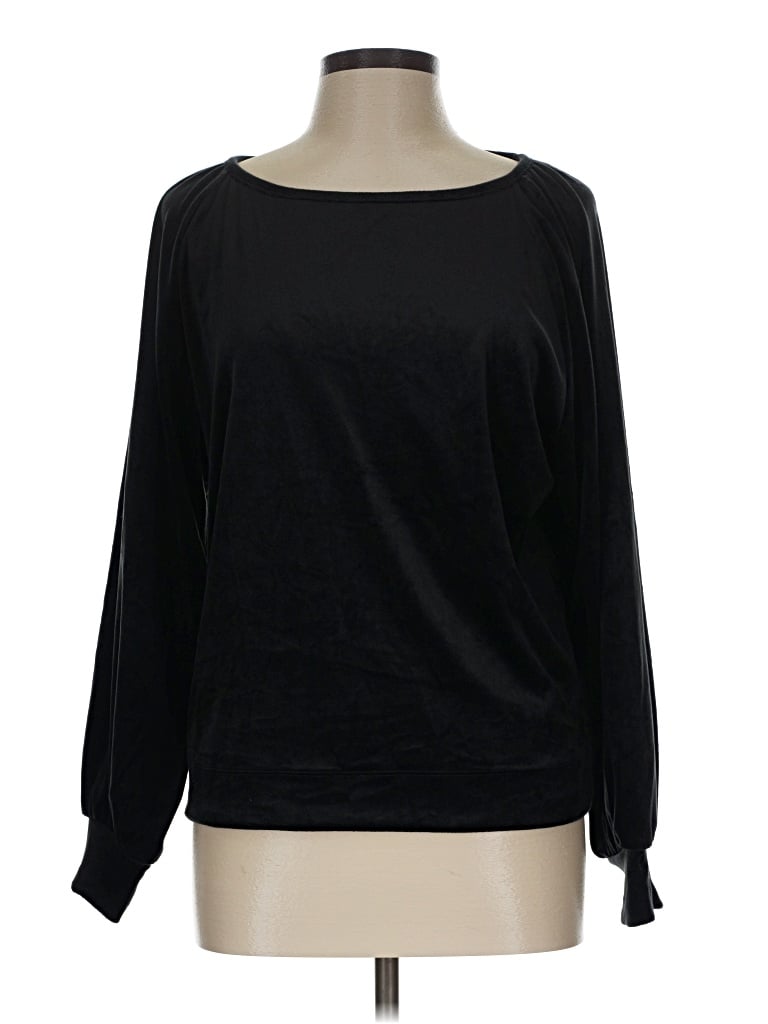 Pre-owned Ann Taylor Loft Pullover Sweater In Black