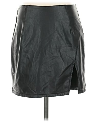 Rewash Faux Leather Skirt (view 1)