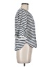 Green Envelope Stripes Silver 3/4 Sleeve T-Shirt Size M - photo 4