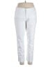 Stylus Solid White Casual Pants Size 14 - photo 1