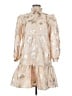 Tuckernuck 100% Polyester Tan Cocktail Dress Size M - photo 1