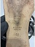 Gucci Silver Interlocking G Logo Leather T-Strap  Size EU (IT) 36 / US 6 - photo 6