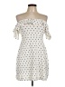 Missguided Polka Dots Ivory Casual Dress Size 12 - photo 1