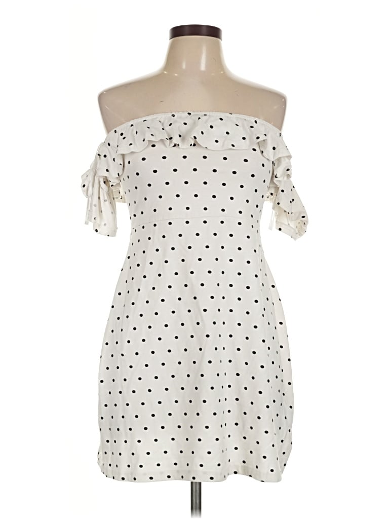 Pre-owned Missguided Casual Dress In Ivory