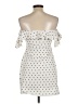 Missguided Polka Dots Ivory Casual Dress Size 12 - photo 2