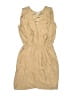 Amanda Uprichard 100% Silk Tan Casual Dress Size P (petite) - photo 1