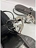 Gucci Silver Interlocking G Logo Leather T-Strap  Size EU (IT) 36 / US 6 - photo 5