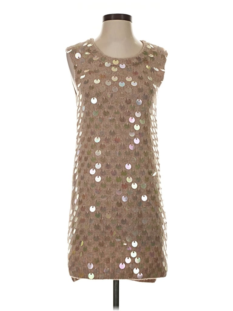 Pre-owned Juicy Couture Cocktail Dress In Gold