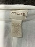 Chico's 100% Rayon White Casual Dress Size Lg Petite (2.5) - photo 7