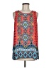 Saint Tropez West 100% Polyester Red Sleeveless Blouse Size M - photo 1