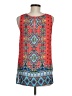Saint Tropez West 100% Polyester Red Sleeveless Blouse Size M - photo 2