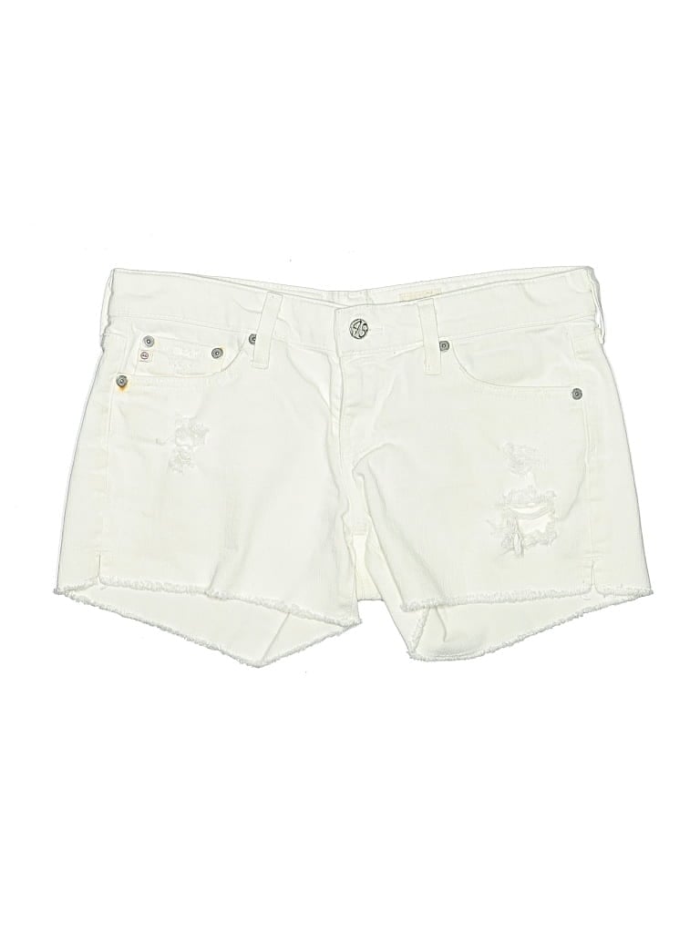 Pre-owned Adriano Goldschmied Shorts In Ivory